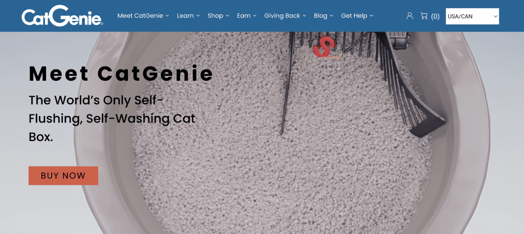 Cat Genie is an example of a private-label store